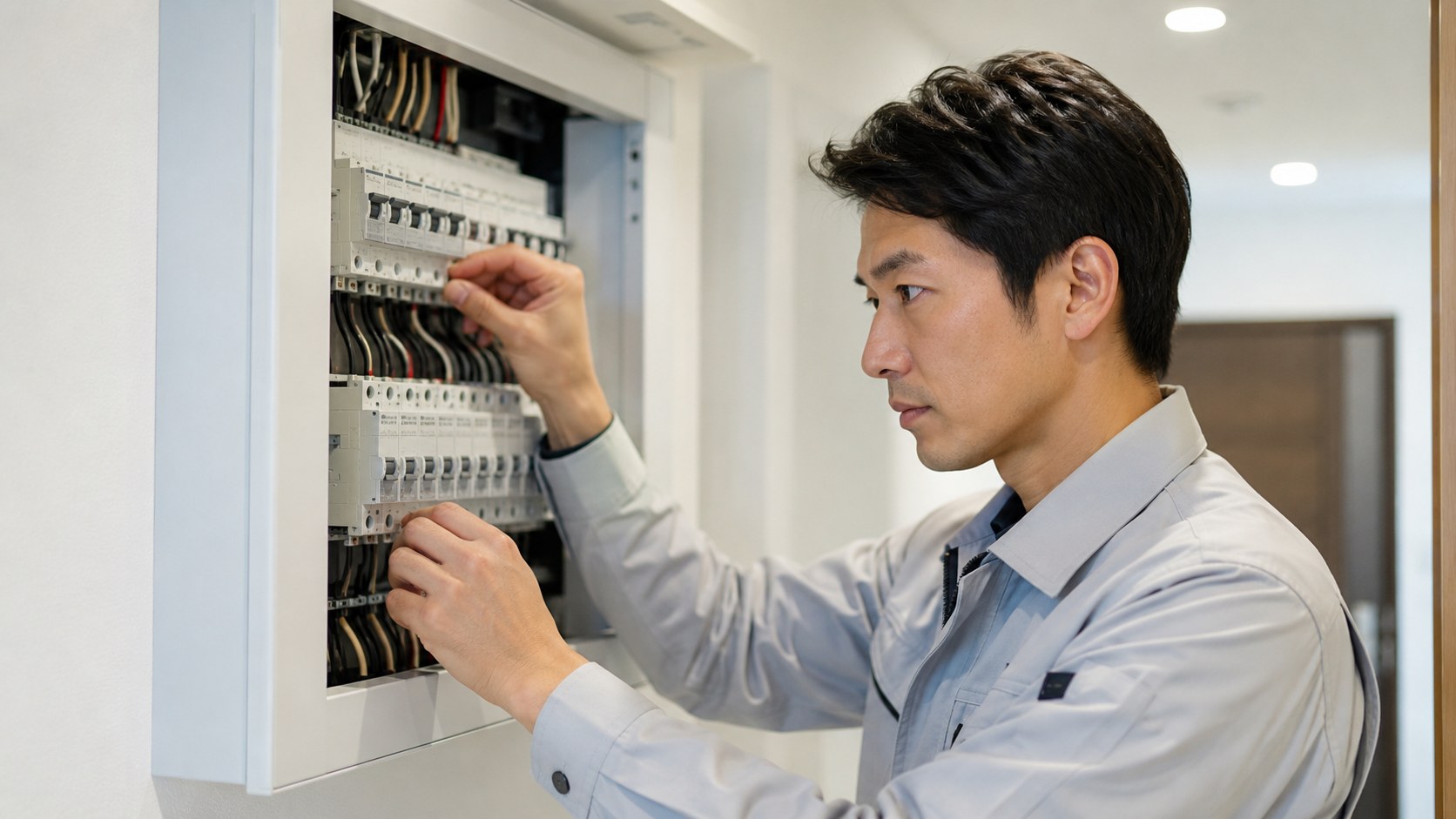 札幌のエアコン専用コンセント・200V工事